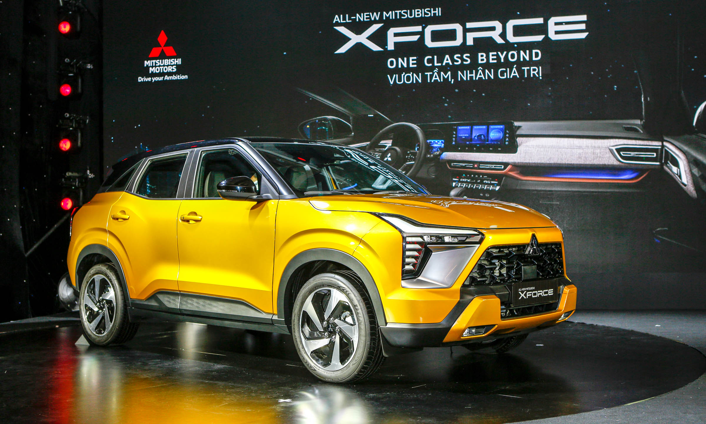 Mitsubishi Xforce tại lễ ra mắt ở Việt Nam.